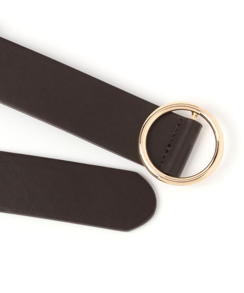 Heather（ヘザー）の「フリーマルバックルベルト　270941（ベルト・レディース・ブラック/ブラウン・ONE SIZE）」の7枚目の写真