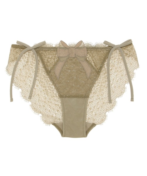Chut！ INTIMATES（シュットインティメイツ）の「シアーライトブラ ビキニショーツ (C359)（ショーツ・レディース・ワイン/ライトベージュ/ブラック/カーキ・M/L）」の3枚目の写真