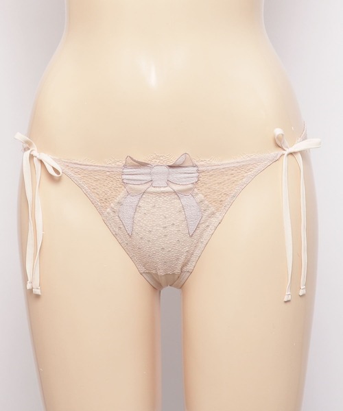 Chut！ INTIMATES（シュットインティメイツ）の「シアーライトブラ ビキニショーツ (C359)（ショーツ・レディース・ワイン/ライトベージュ/ブラック/カーキ・M/L）」の14枚目の写真