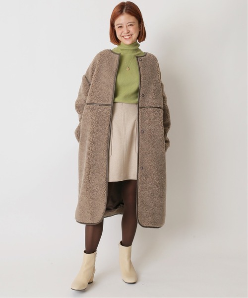 U by SPICK&SPAN（ユーバイスピックアンドスパン）の「≪追加≫フロントポケットミニスカート2◆（スカート・レディース・ベージュ・34/36/38）」の7枚目の写真