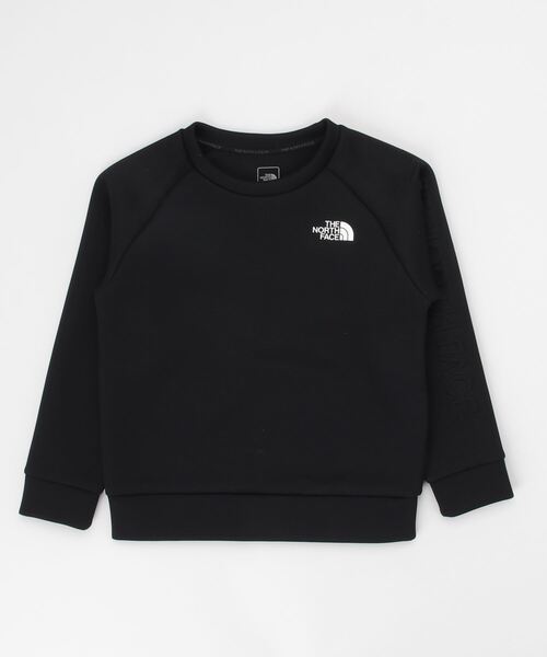 THE NORTH FACE(ザノースフェイス)の「ザ ノース フェイス THE NORTH FACE Tech Air Sweat Crew(テックエアースウェットクルー)(スウェット・キッズ・ブラック/グレー・130cm/140cm/150cm)」の2枚目の写真