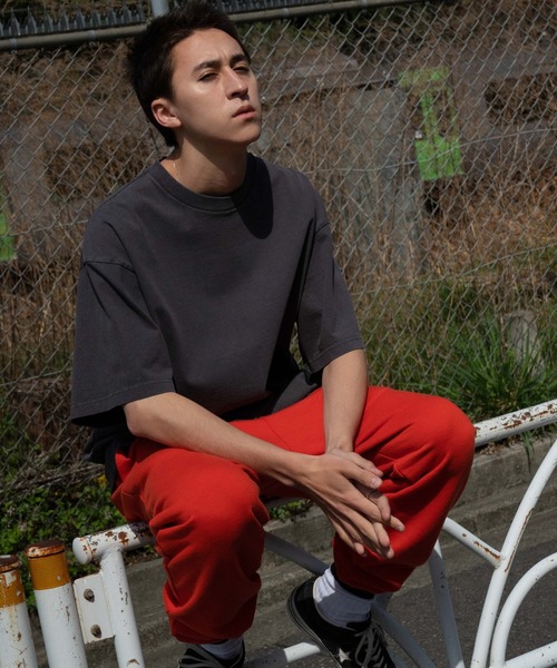 THE STANDARD（ザスタンダード）の「WEGO/ピグメントクルーネック半袖T（Tシャツ/カットソー・メンズ・マスタード/ホワイト/スミクロ/ブラウン/グレー系その他・SMALL/LARGE/MEDIUM）」の19枚目の写真