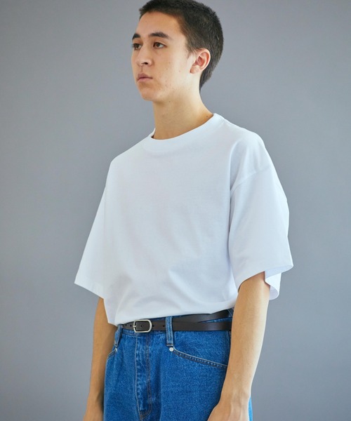 THE STANDARD（ザスタンダード）の「WEGO/ピグメントクルーネック半袖T（Tシャツ/カットソー・メンズ・マスタード/ホワイト/スミクロ/ブラウン/グレー系その他・SMALL/LARGE/MEDIUM）」の16枚目の写真