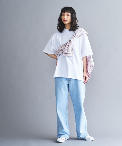 THE STANDARD（ザスタンダード）の「WEGO/ピグメントクルーネック半袖T（Tシャツ/カットソー・メンズ・マスタード/ホワイト/スミクロ/ブラウン/グレー系その他・SMALL/LARGE/MEDIUM）」の14枚目の写真