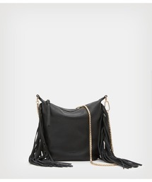 ALLSAINTS | EVALINE FRINGE CROSSBODY LEATHER BAG | EVALINE フリンジ クロスボディ レザー バッグ(ショルダーバッグ)