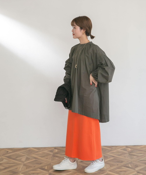 UR Lab.（アーバンリサーチラボ）の「テントラインボリュームブラウス（Tシャツ/カットソー・レディース・カーキ/ピンク/ベージュ/オフホワイト・FREE）」の16枚目の写真