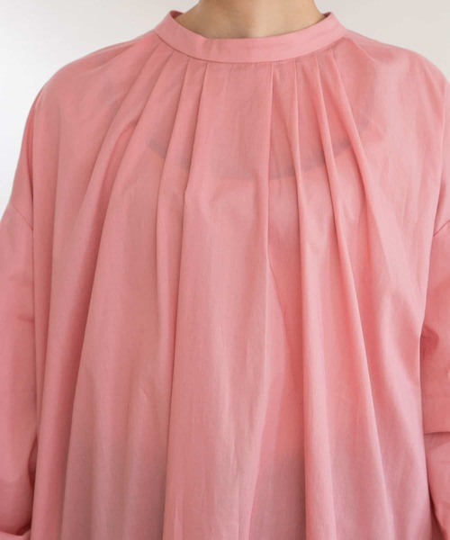 UR Lab.（アーバンリサーチラボ）の「テントラインボリュームブラウス（Tシャツ/カットソー・レディース・カーキ/ピンク/ベージュ/オフホワイト・FREE）」の20枚目の写真