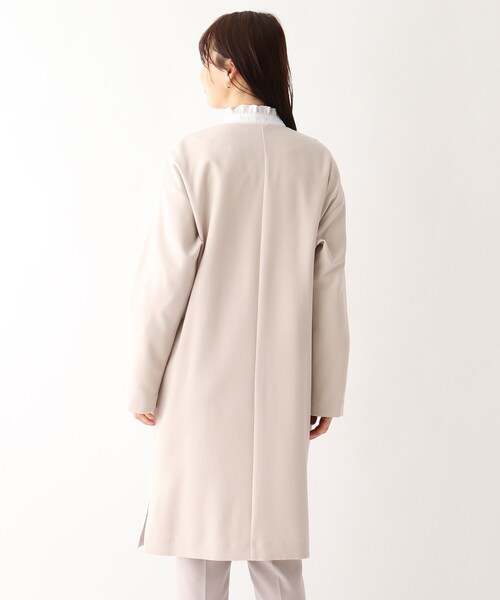 REPREVE(R)ダブルクロスノーカラーコート【WEB限定サイズ】
