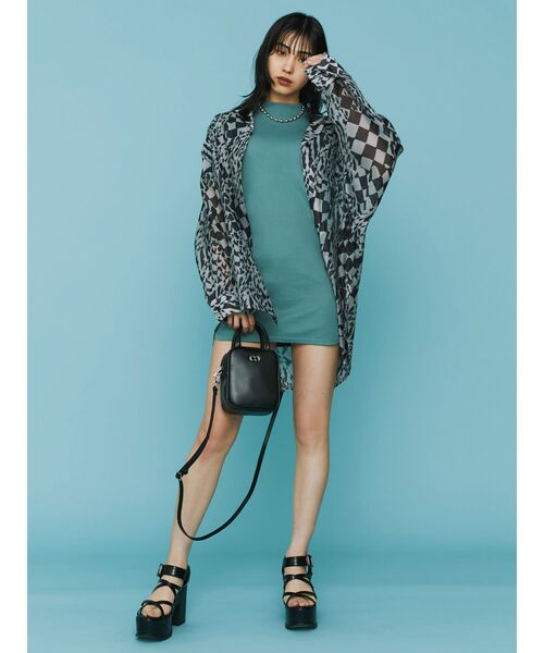 EMODA（エモダ）の「エアリールーズシャツ（シャツ/ブラウス・レディース・ホワイト/ブラック/ライム/その他・FREE）」の13枚目の写真