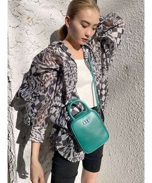 EMODA（エモダ）の「エアリールーズシャツ（シャツ/ブラウス・レディース・ホワイト/ブラック/ライム/その他・FREE）」の18枚目の写真