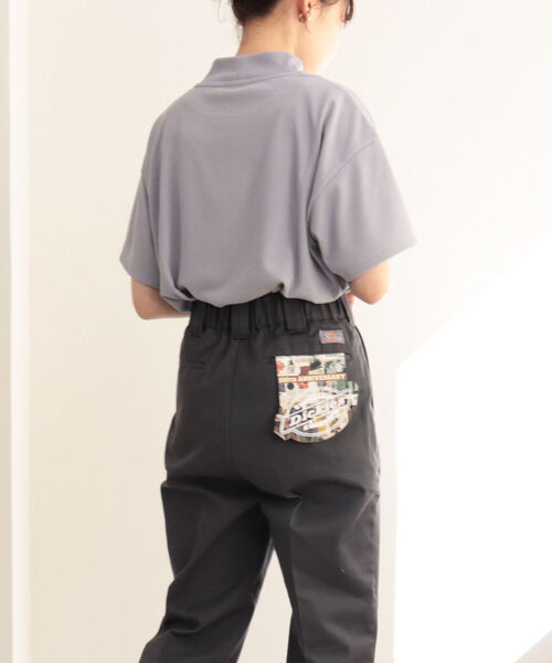 WILD THINGS(ワイルドシングス)の「【WEB限定】【WILD THINGS/ワイルドシングス】true dryモックネックTシャツ(Tシャツ/カットソー・レディース・オフホワイト/オリーブ/ライトパープル・MEDIUM)」の15枚目の写真