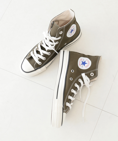 SLOBE IENA(スローブイエナ)の「【Converse/コンバース】 CANVAS ALL STAR J HIスニーカー◆(スニーカー・レディース・カーキ・24cm/23.5cm/23cm/24.5cm)」の1枚目の写真