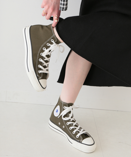 SLOBE IENA(スローブイエナ)の「【Converse/コンバース】 CANVAS ALL STAR J HIスニーカー◆(スニーカー・レディース・カーキ・24cm/23.5cm/23cm/24.5cm)」の4枚目の写真