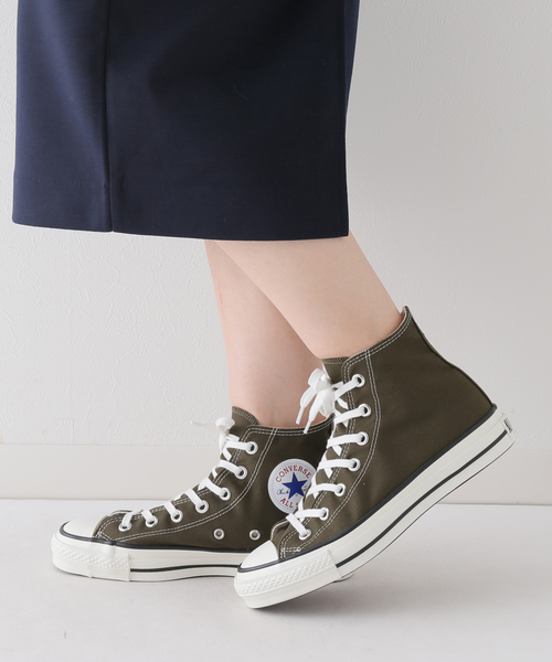 SLOBE IENA(スローブイエナ)の「【Converse/コンバース】 CANVAS ALL STAR J HIスニーカー◆(スニーカー・レディース・カーキ・24cm/23.5cm/23cm/24.5cm)」の18枚目の写真