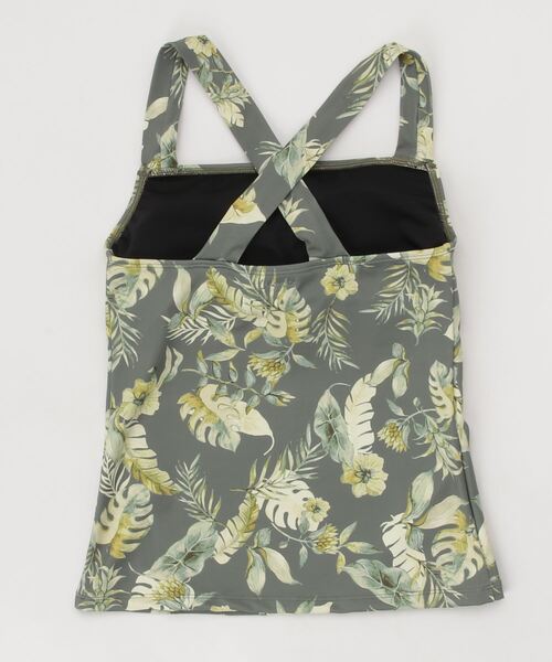 Ungrid（アングリッド）の「【ムラサキスポーツ別注】UNGRID/アングリッド 　水陸両用カップ付き ボタニカルリーフ柄/ペイズリー柄 フィットネスタンクトップ /セットアップ対応  62303（タンクトップ・レディース・ネイビー/カーキ/ホワイト/ブルー/ベージュ・M/L）」の17枚目の写真