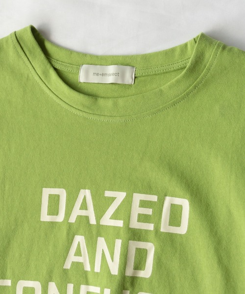 me+em select(ミームセレクト)の「【 5色展開 】DAZED ロゴカラーTシャツ(Tシャツ/カットソー・レディース・ブラウン/ブルー/ブラック/グリーン/ホワイト・FREE)」の22枚目の写真