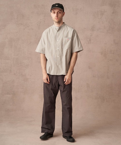 DANTON（ダントン）の「DANTON | ブロードコットン ワイドイージーパンツ MEN（その他パンツ・メンズ・オリーブ/チャコール・40/38）」の17枚目の写真