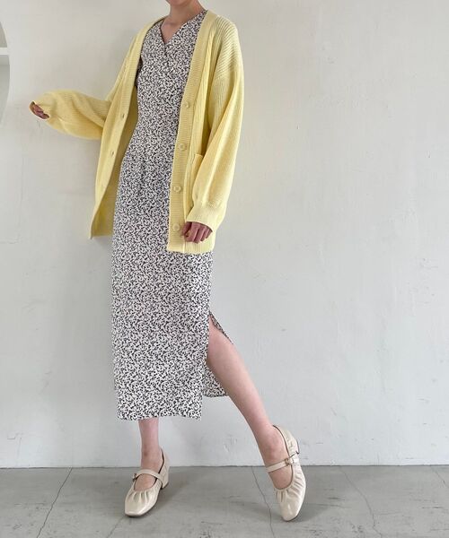 MAJESTIC LEGON（マジェスティックレゴン）の「オトナパターンIラインワンピース（ワンピース・レディース・ブラック系その他/イエロー系その他/ホワイト系その他2/ブルー系その他2・SMALL/MEDIUM）」の19枚目の写真