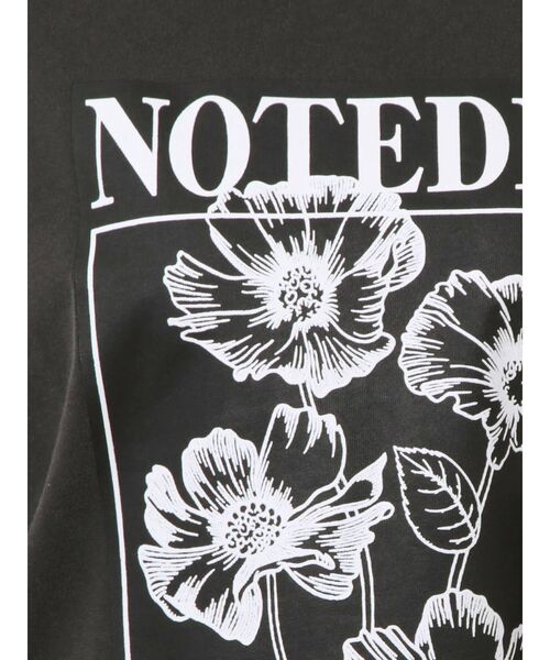 EMODA（エモダ）の「ヴィンテージプリントTシャツ（Tシャツ/カットソー・レディース・ホワイト/ブラック/ブルー・FREE）」の10枚目の写真