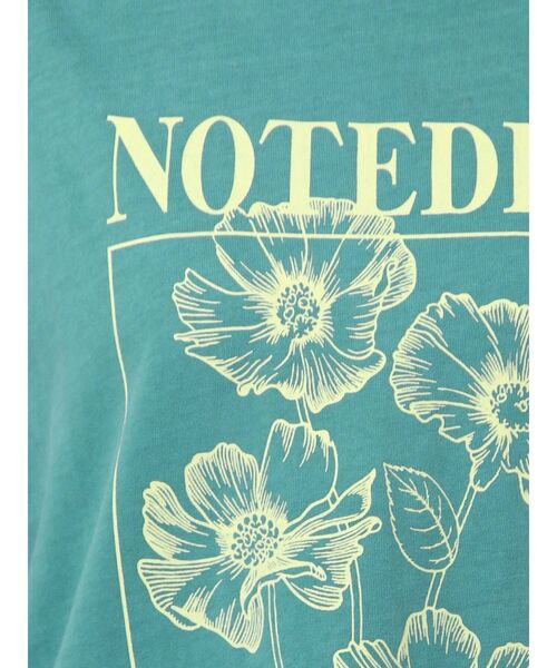 EMODA（エモダ）の「ヴィンテージプリントTシャツ（Tシャツ/カットソー・レディース・ホワイト/ブラック/ブルー・FREE）」の11枚目の写真