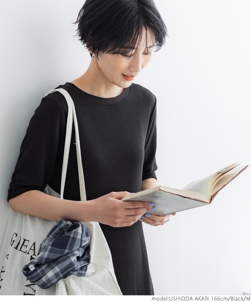 coca(coca)(コカ)の「女っぽラインスウェットワンピース(ワンピース・レディース・カーキ/ブラック・L/M)」の10枚目の写真