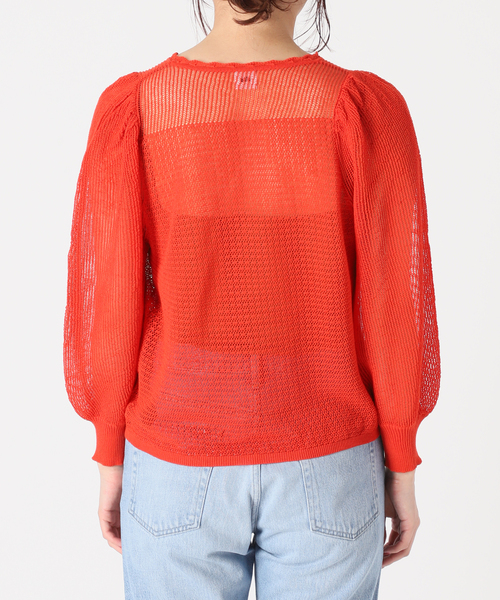 IENA LA BOUCLE EUFORIA * 柄編みプルオーバー セール】IENA LA BOUCLE EUFORIA柄編みプルオーバー(ニット