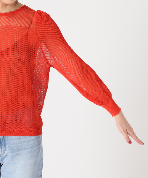 IENA LA BOUCLE EUFORIA ＊ 柄編みプルオーバー セール】IENA LA BOUCLE EUFORIA柄編みプルオーバー（ニット