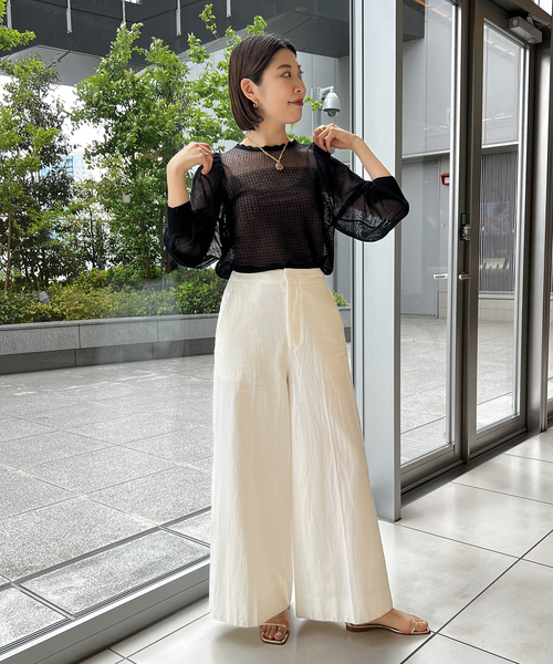 セール】IENA LA BOUCLE EUFORIA柄編みプルオーバー（ニット