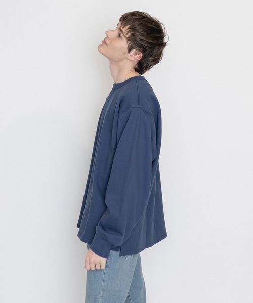Levi's(リーバイス)の「LEVI'S(R) MADE&CRAFTED(R) クルーネックスウェット DARK DENIM X(スウェット・メンズ・ブルー・L/S/XL/M)」の8枚目の写真