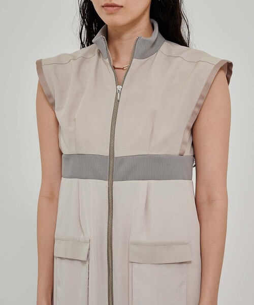 CITY TOKYO（シティトウキョウ）の「スポーツDRESS（ワンピース・レディース・ベージュ/カーキ・1/2）」の4枚目の写真