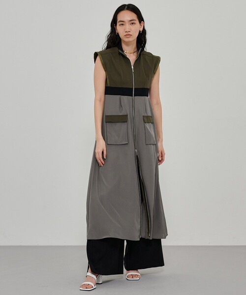 CITY TOKYO（シティトウキョウ）の「スポーツDRESS（ワンピース・レディース・ベージュ/カーキ・1/2）」の12枚目の写真