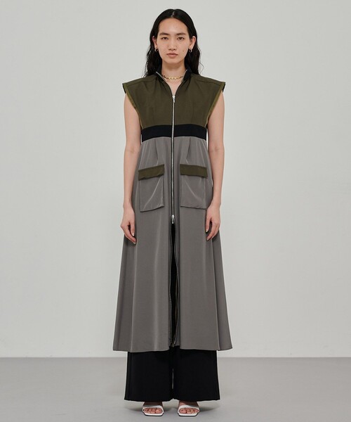 CITY TOKYO（シティトウキョウ）の「スポーツDRESS（ワンピース・レディース・ベージュ/カーキ・1/2）」の5枚目の写真