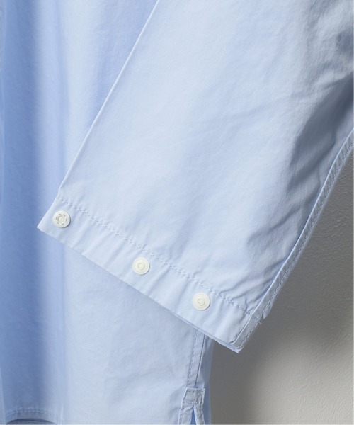 DESCENTE(デサント)の「【DESCENTE ddd / デサントディーディーディー】 CONCEALED BUTTON SHIRT(シャツ/ブラウス・メンズ・ホワイト/スカイブルー・MEDIUM/LARGE)」の9枚目の写真