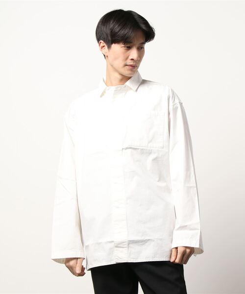 DESCENTE(デサント)の「【DESCENTE ddd / デサントディーディーディー】 CONCEALED BUTTON SHIRT(シャツ/ブラウス・メンズ・ホワイト/スカイブルー・MEDIUM/LARGE)」の17枚目の写真