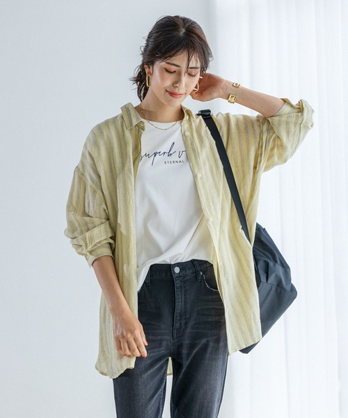 BAYFLOW(ベイフロー)の「リネンガラワイドシャツ(シャツ/ブラウス・レディース・その他1/その他2/その他3・FREE)」の22枚目の写真