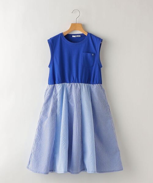 Ships Kids パネル チェック ノースリーブ ワンピース 140 150cm ワンピース Ships シップス のファッション通販 Zozotown