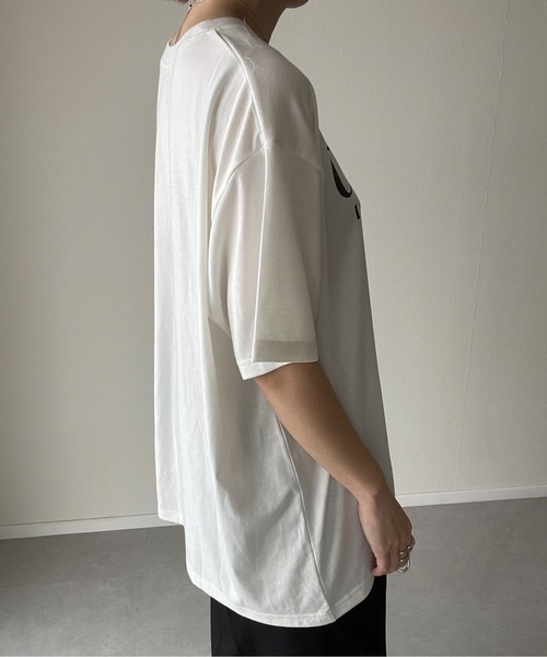 y/m by misato（イムバイミサト）の「Cherir T/SH（Tシャツ/カットソー・レディース・ホワイト/グレー/アイボリー・FREE）」の15枚目の写真