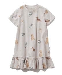 gelato pique（ジェラートピケ）の「【KIDS】DOGモチーフドレス（ルームワンピース・キッズ）」