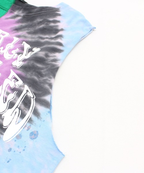 RNA(アールエヌエー)の「M1878 ハーフタイダイルーズタンク(タンクトップ・レディース・ホワイト×イエロー/グリーン系その他/ブラック×レッド・MEDIUM)」の14枚目の写真