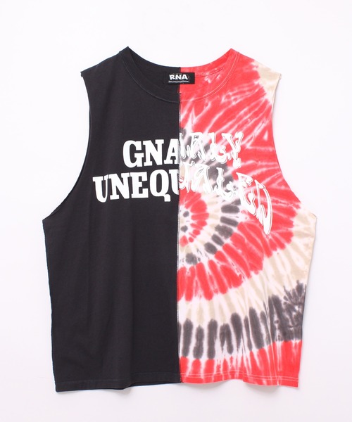 RNA(アールエヌエー)の「M1878 ハーフタイダイルーズタンク(タンクトップ・レディース・ホワイト×イエロー/グリーン系その他/ブラック×レッド・MEDIUM)」の20枚目の写真