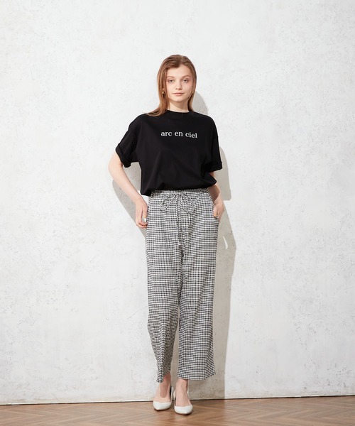 LE SOUK HOLIDAY(ルスークホリデー)の「ギンガムチェックパンツ(その他パンツ・レディース・ブルー/ブラック・M/L)」の4枚目の写真