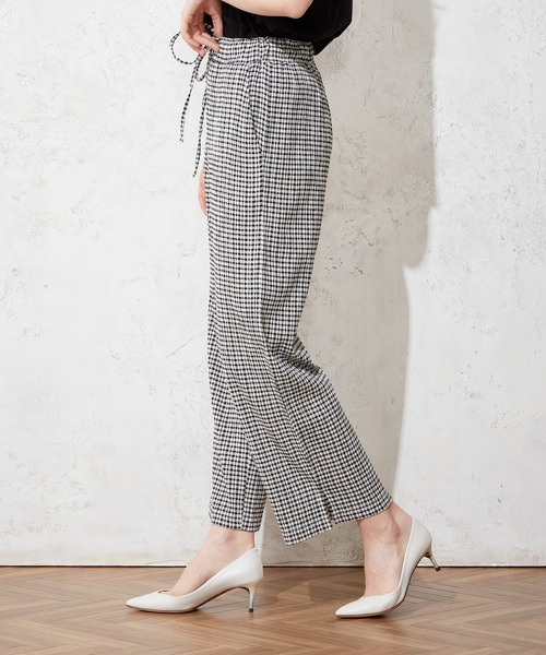 LE SOUK HOLIDAY(ルスークホリデー)の「ギンガムチェックパンツ(その他パンツ・レディース・ブルー/ブラック・M/L)」の9枚目の写真