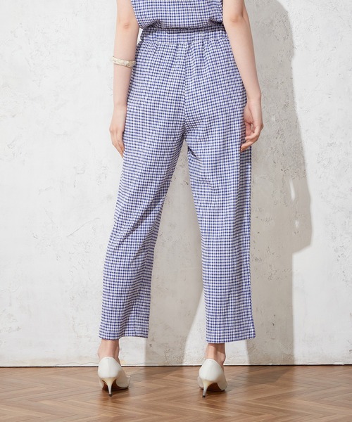 LE SOUK HOLIDAY(ルスークホリデー)の「ギンガムチェックパンツ(その他パンツ・レディース・ブルー/ブラック・M/L)」の14枚目の写真