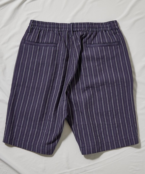 UNION STATION（ユニオンステーション）の「綿麻ストライプショートパンツ（その他パンツ・メンズ・ネイビー/オフホワイト/レンガ・M/L）」の10枚目の写真