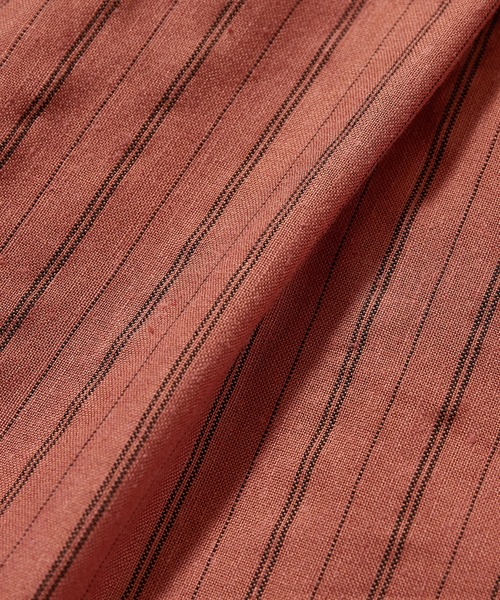 UNION STATION（ユニオンステーション）の「綿麻ストライプショートパンツ（その他パンツ・メンズ・ネイビー/オフホワイト/レンガ・M/L）」の14枚目の写真