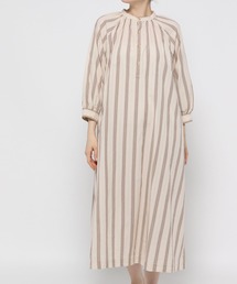 【ichi(イチ)】ドビーストライプワンピース