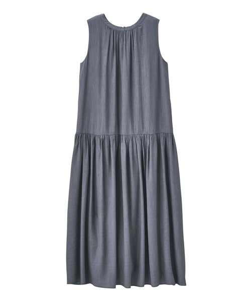 GeeRA（ジーラ）の「楊柳ティアードワンピース（ワンピース・レディース・ピンク/ブルー/ブラック/ライトブルー/イエロー・MEDIUM/LARGE/X-LARGE）」の7枚目の写真