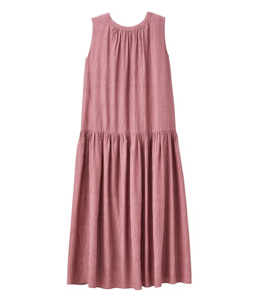 GeeRA（ジーラ）の「楊柳ティアードワンピース（ワンピース・レディース・ピンク/ブルー/ブラック/ライトブルー/イエロー・MEDIUM/LARGE/X-LARGE）」の8枚目の写真