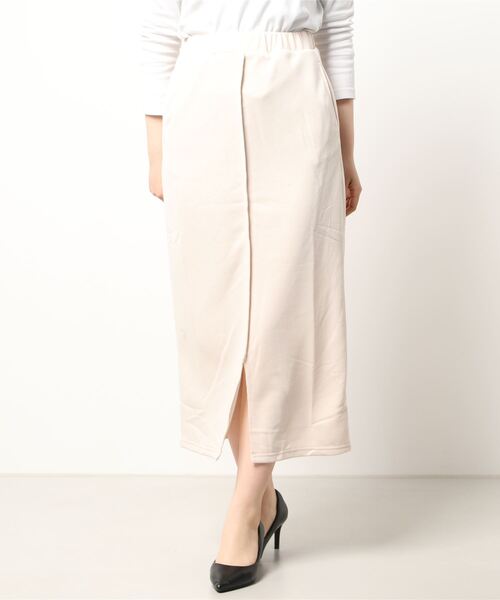 KOBE LETTUCE（コウベレタス）の「センタースリットスウェットタイトスカート（スカート・レディース・ブラック系1/ホワイト系1/グレー/イエロー系1/ホワイト系/イエロー/グレー系1/ブラック・2/1）」の11枚目の写真