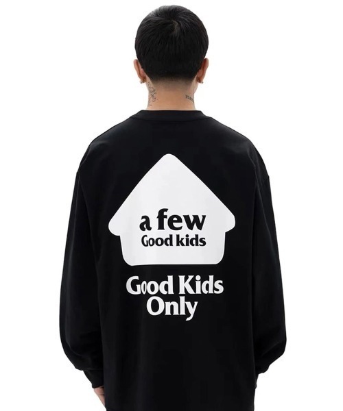 A Few Good Kids Afgk エーエフジーケー Home Long Sleeve 家 モチーフ プリント ロング Tシャツ 長袖 Tシャツ カットソー A Few Good Kids ア フュー グッド キッズ のファッション通販 Zozotown